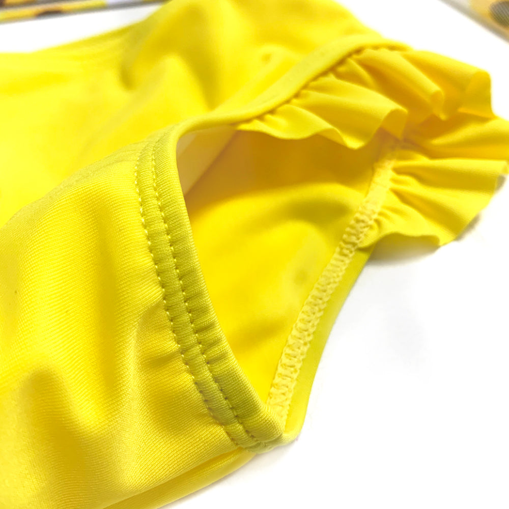 Three Pieces Swimwear Bikini Set With Cover Up Kids Swimming Suit
