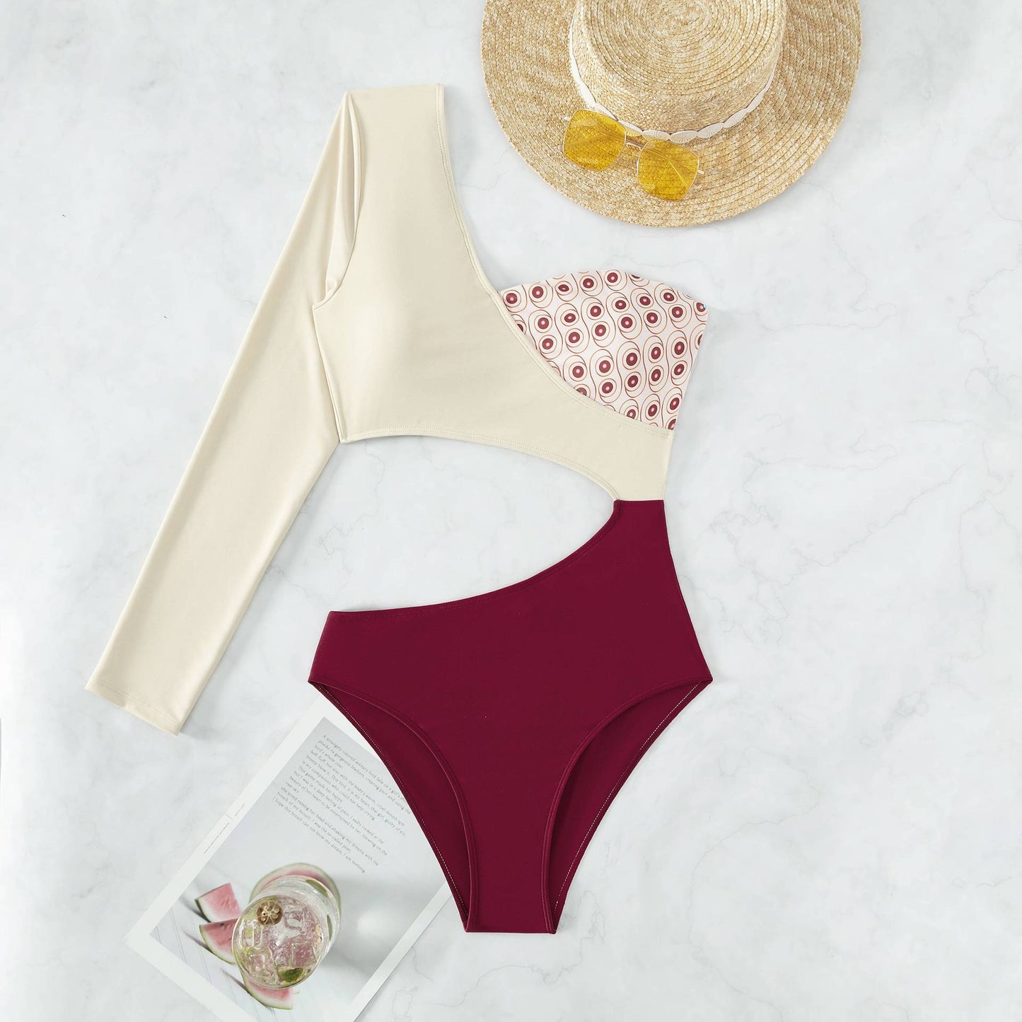 Cut Out One Piece Swimsuits For Women