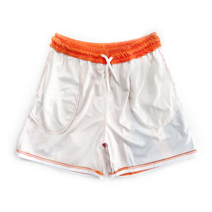 Fashion boys basketball suit orange sports suits for kids