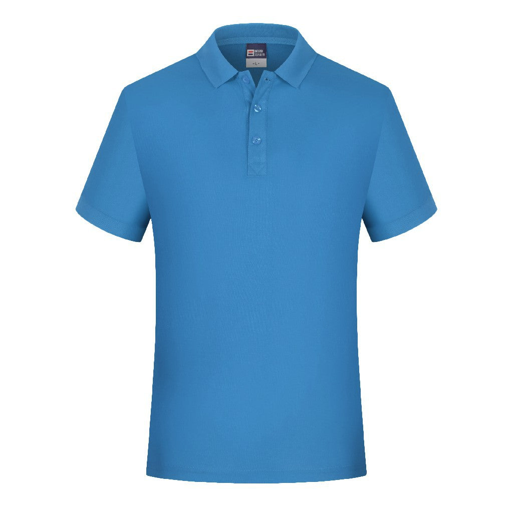 Custom Wholesale 100% Cotton Solid Color T-Shirts Casual Men's POLO Shirt