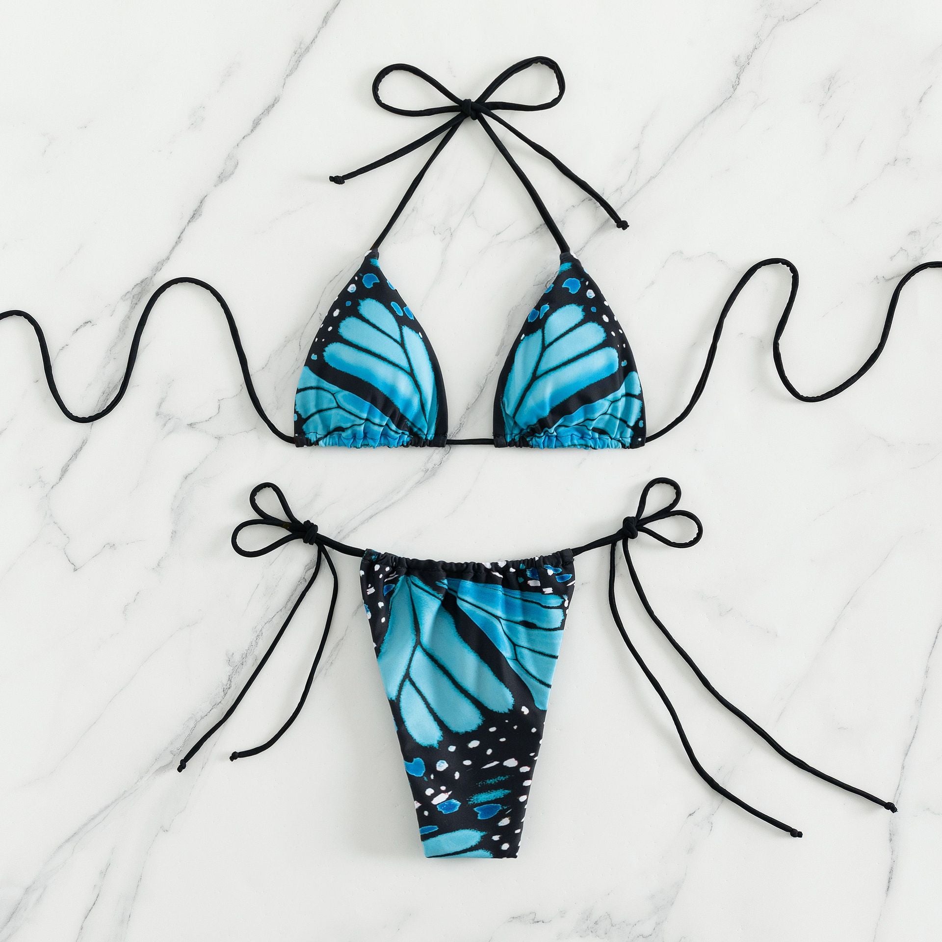 2 Pieces Sexy Bikini Set Fashion transparent girls hot sexy bikini swimwear
