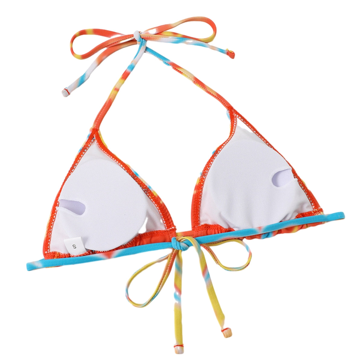 Hot Sexy 4Pcs Women Bikini Sets Tie-Dyed Print Fashion Design Bikini