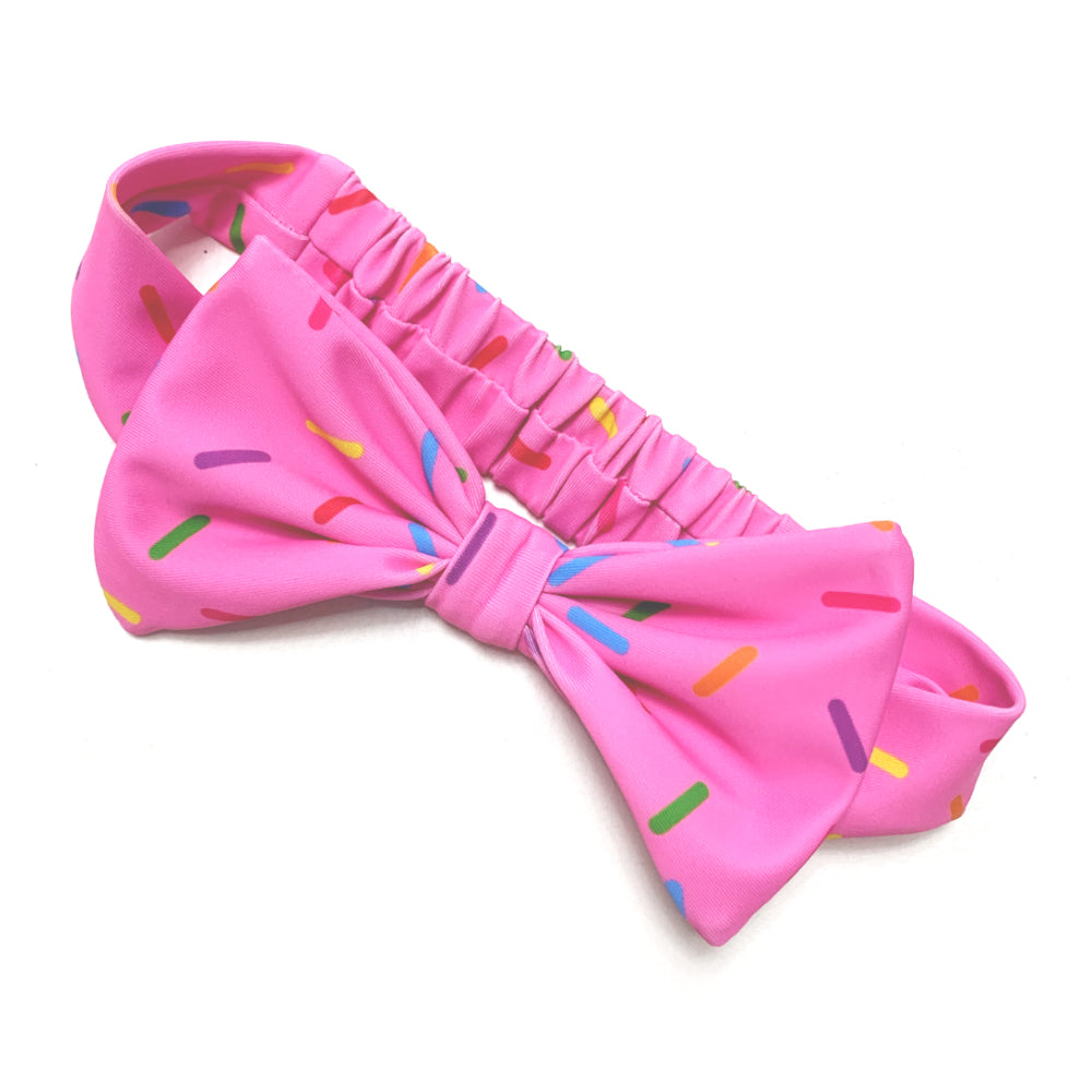 2023 Girls One Piece Swimwear Girls Pink Swimsuit With Hair Band
