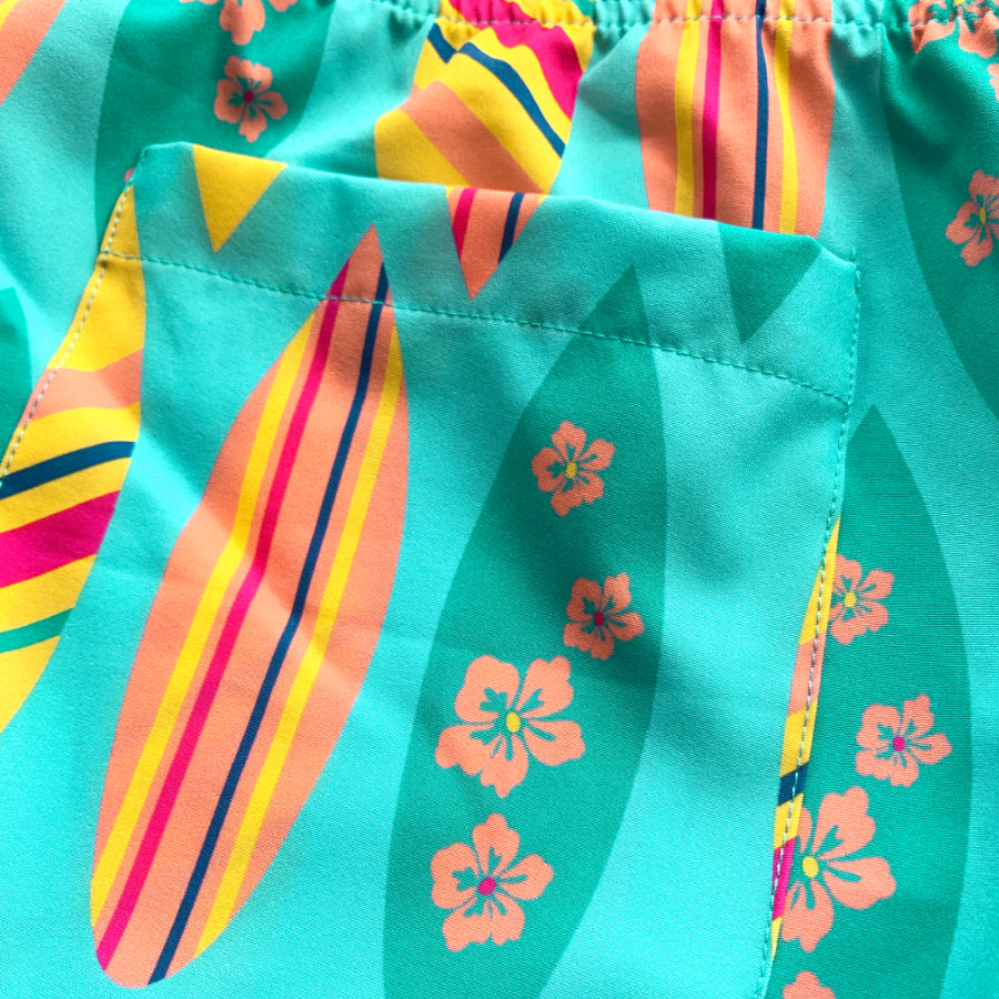 Fashion Mens swim trunk beach shorts for summer holiday with pocket