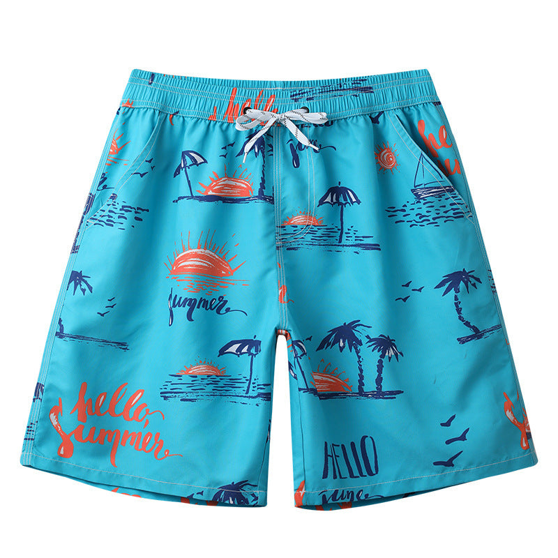 Fashion Quick-drying Men's Printed Swim Trunks