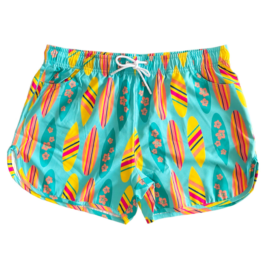 Fashion women swim trunk beach shorts for summer holiday with pocket
