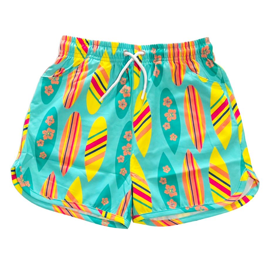 Hot sale girls swimming shorts swim trunks with pocket