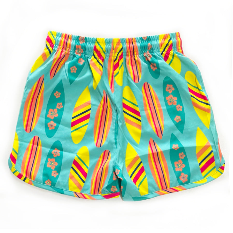 Hot sale girls swimming shorts swim trunks with pocket