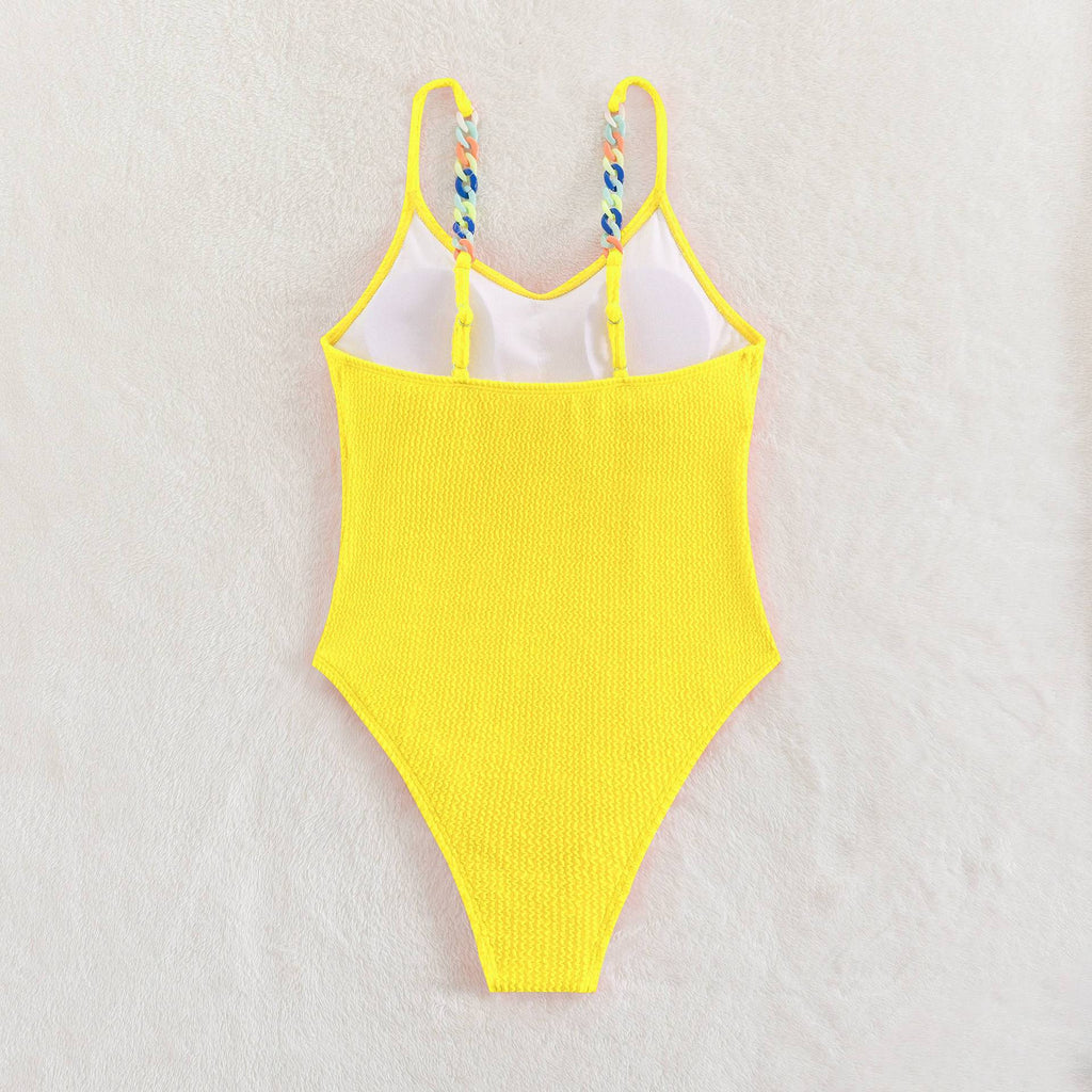 Sexy one piece suspender swimsuits