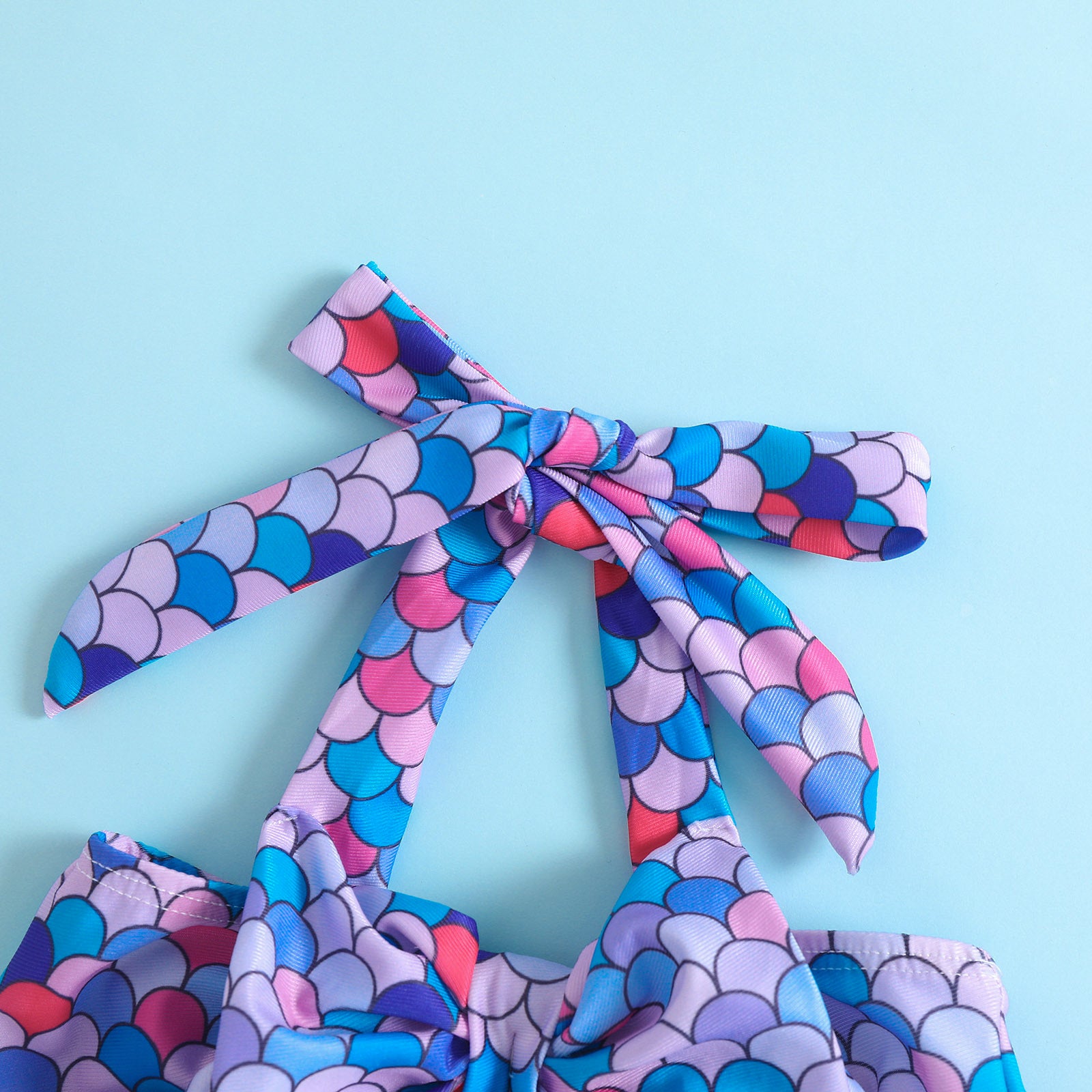 Two pieces lovely print children's swimwear