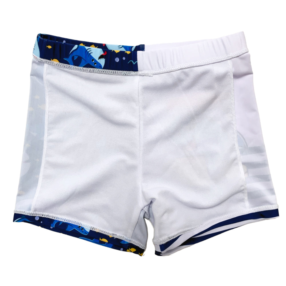 Boys Swim Trunk Custom Kids Cartoon Swim Shorts Boys Swim Shorts With Sharks