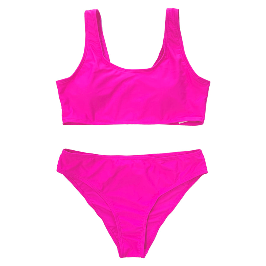 Three pieces girls fashion swimwear with coverup