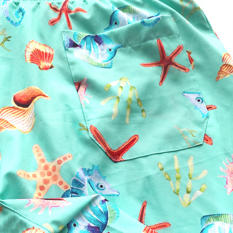 Fashion Mens swim trunk beach shorts for summer holiday with pocket
