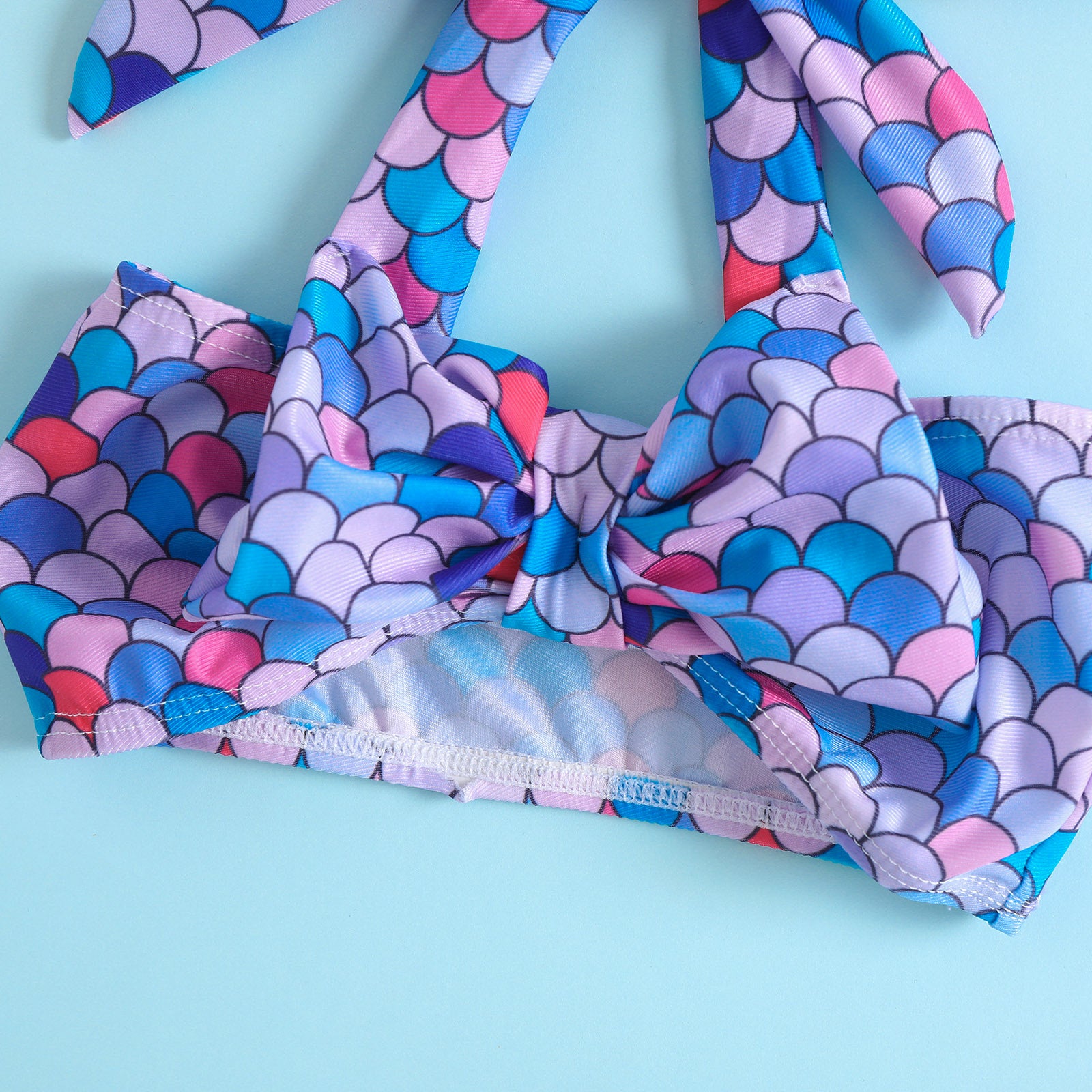 Two pieces lovely print children's swimwear