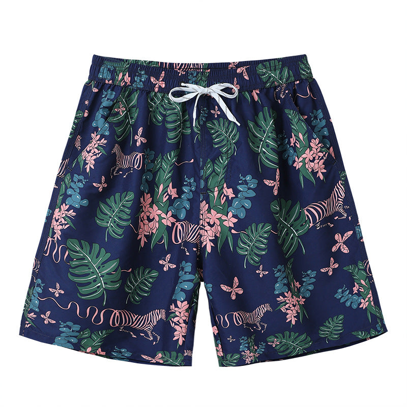 Fashion Quick-drying Men's Printed Swim Trunks