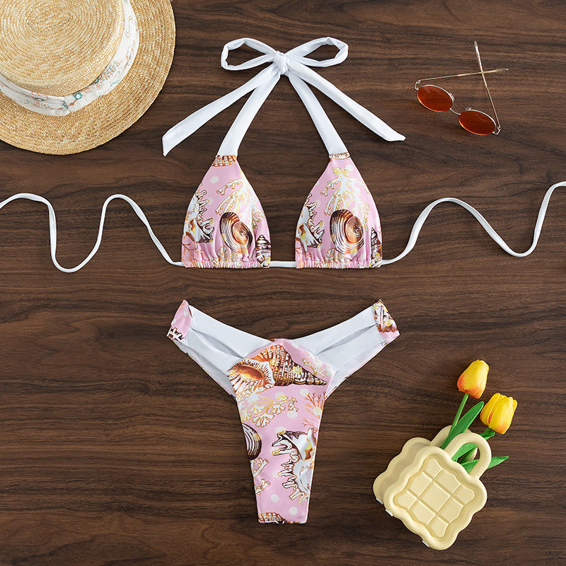 Hot Selling Tie Low Rise Women's Bikini Swimsuit