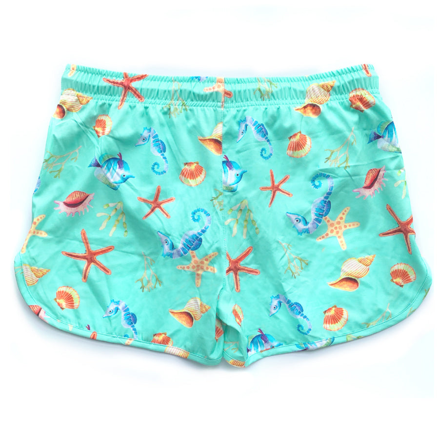 Fashion women swim trunk summer beach shorts for holiday with pocket