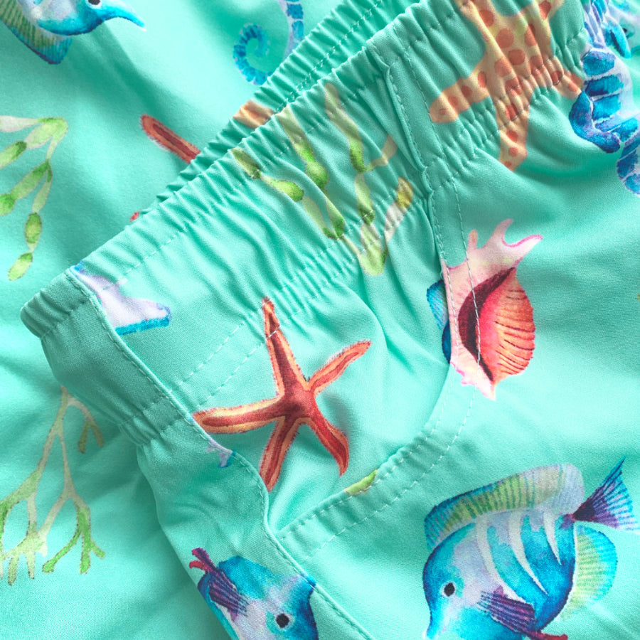 Fashion women swim trunk summer beach shorts for holiday with pocket