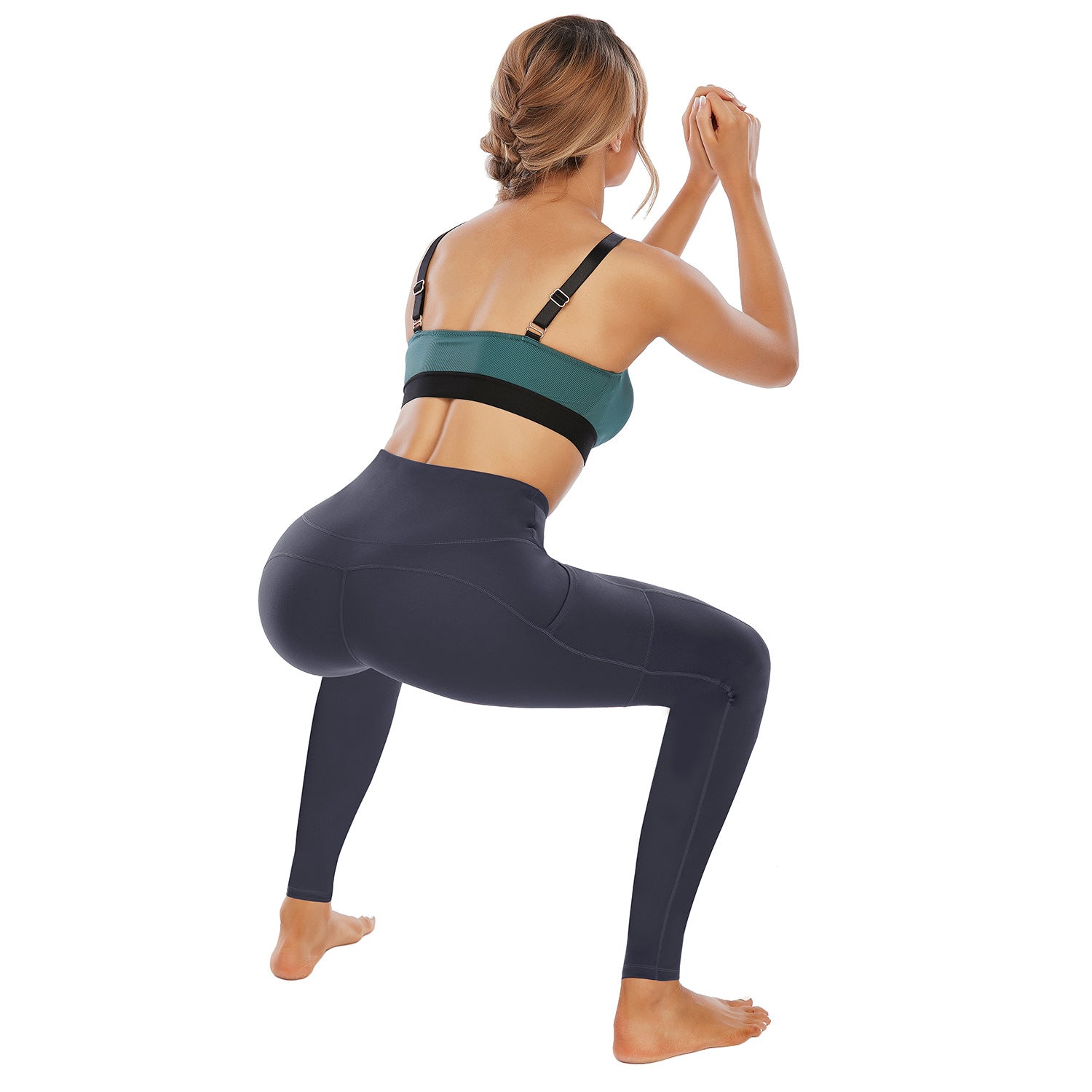 Custom High Waist Running Pocket Fitness Yoga Pants Leggings