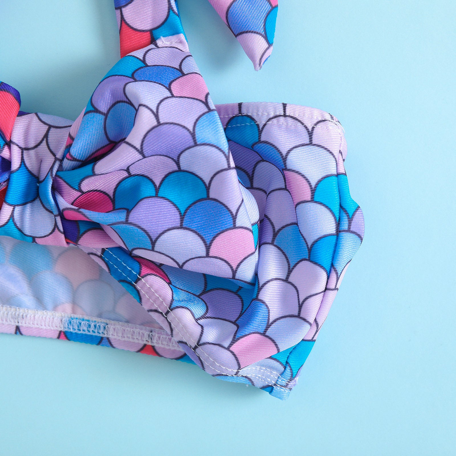 Two pieces lovely print children's swimwear