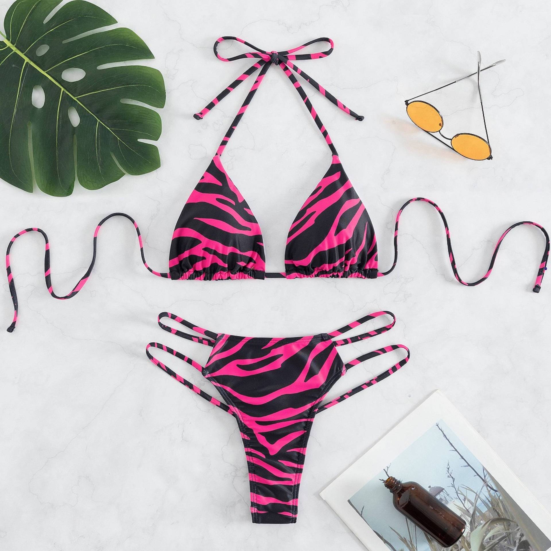 Two Pieces Beachwear Female Swimsuit