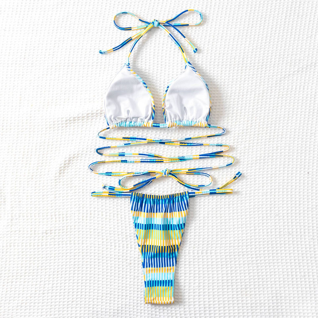 Women Micro Triangle String Bikini Set