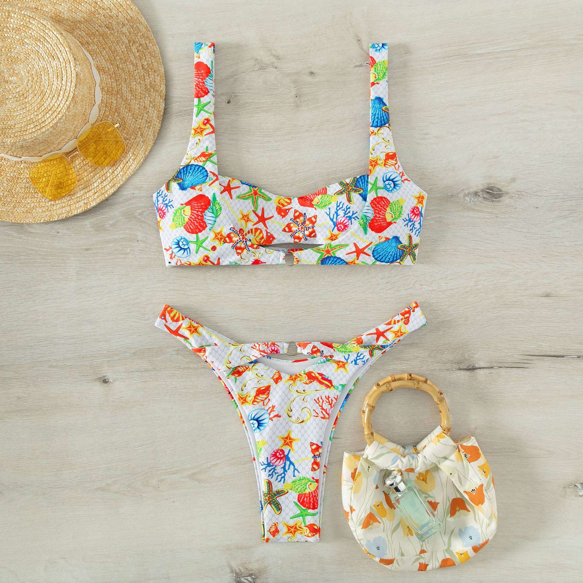 2 Piece Designer Swimsuit Luxury Swimwear Beachwear