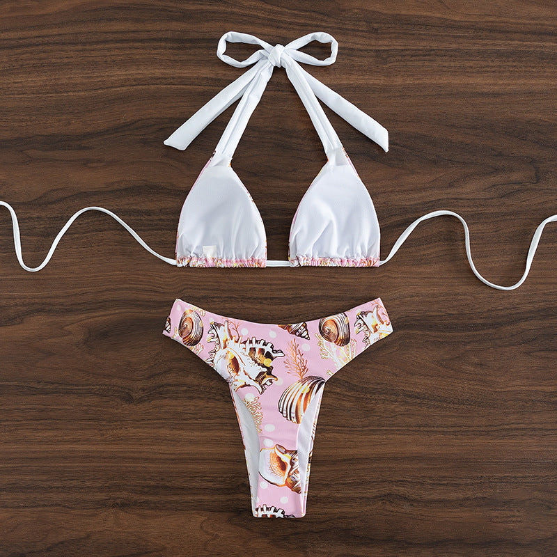 Hot Selling Tie Low Rise Women's Bikini Swimsuit