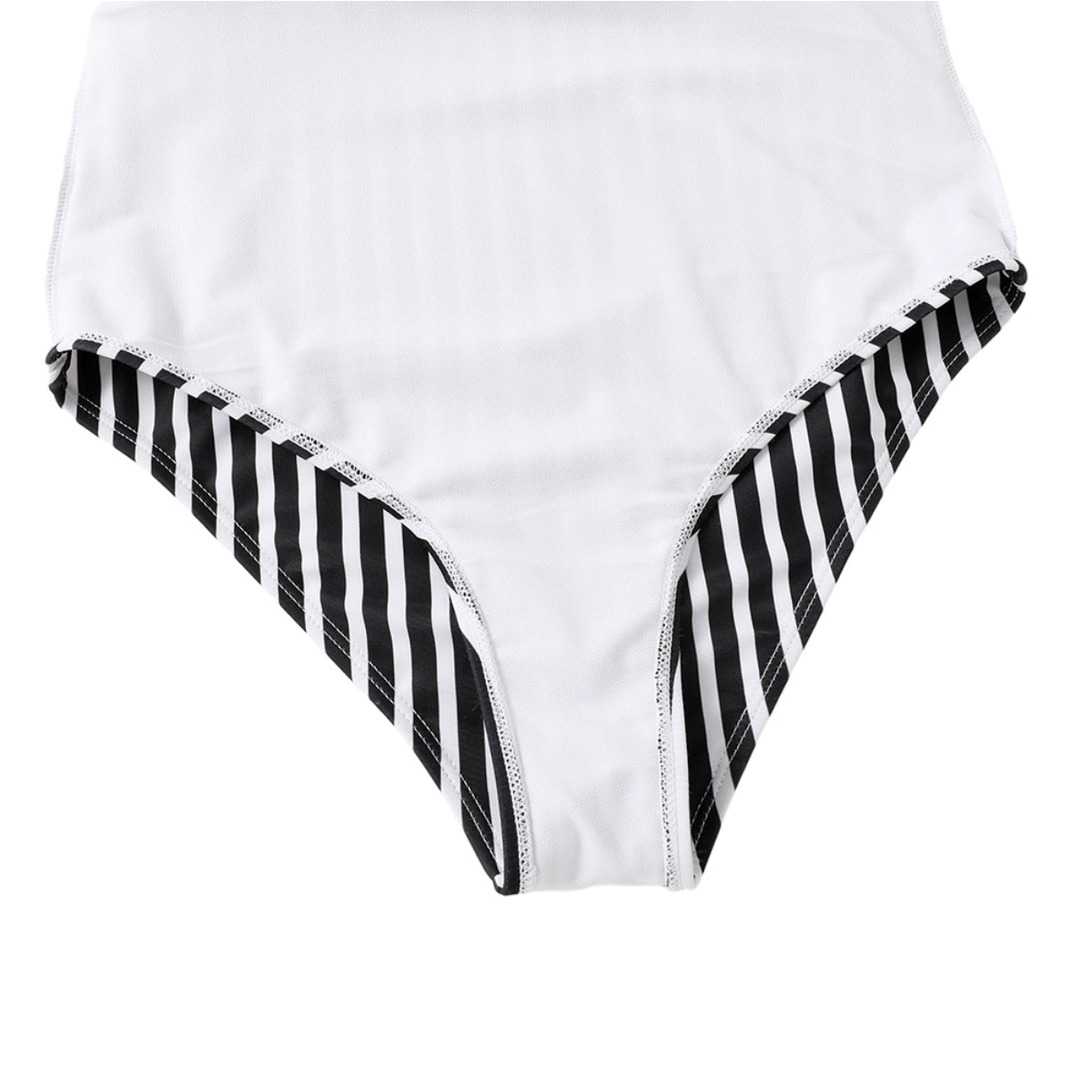 Women One Piece Swimwear Sexy V Neck Striped Women Swimsuit