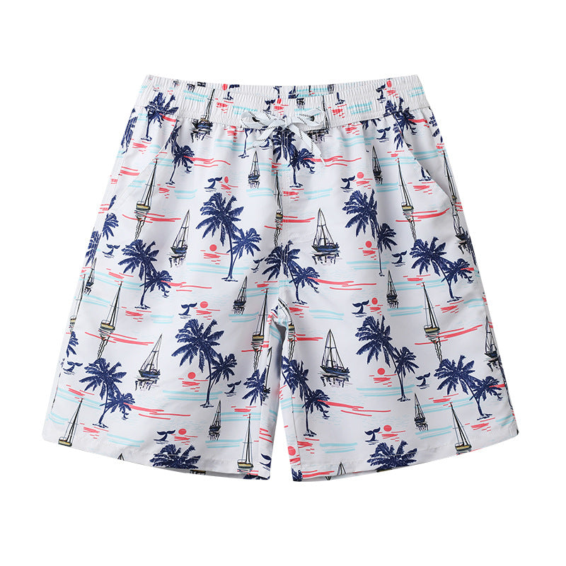 Fashion Quick-drying Men's Printed Swim Trunks