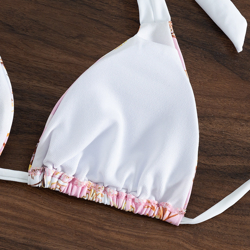 Hot Selling Tie Low Rise Women's Bikini Swimsuit