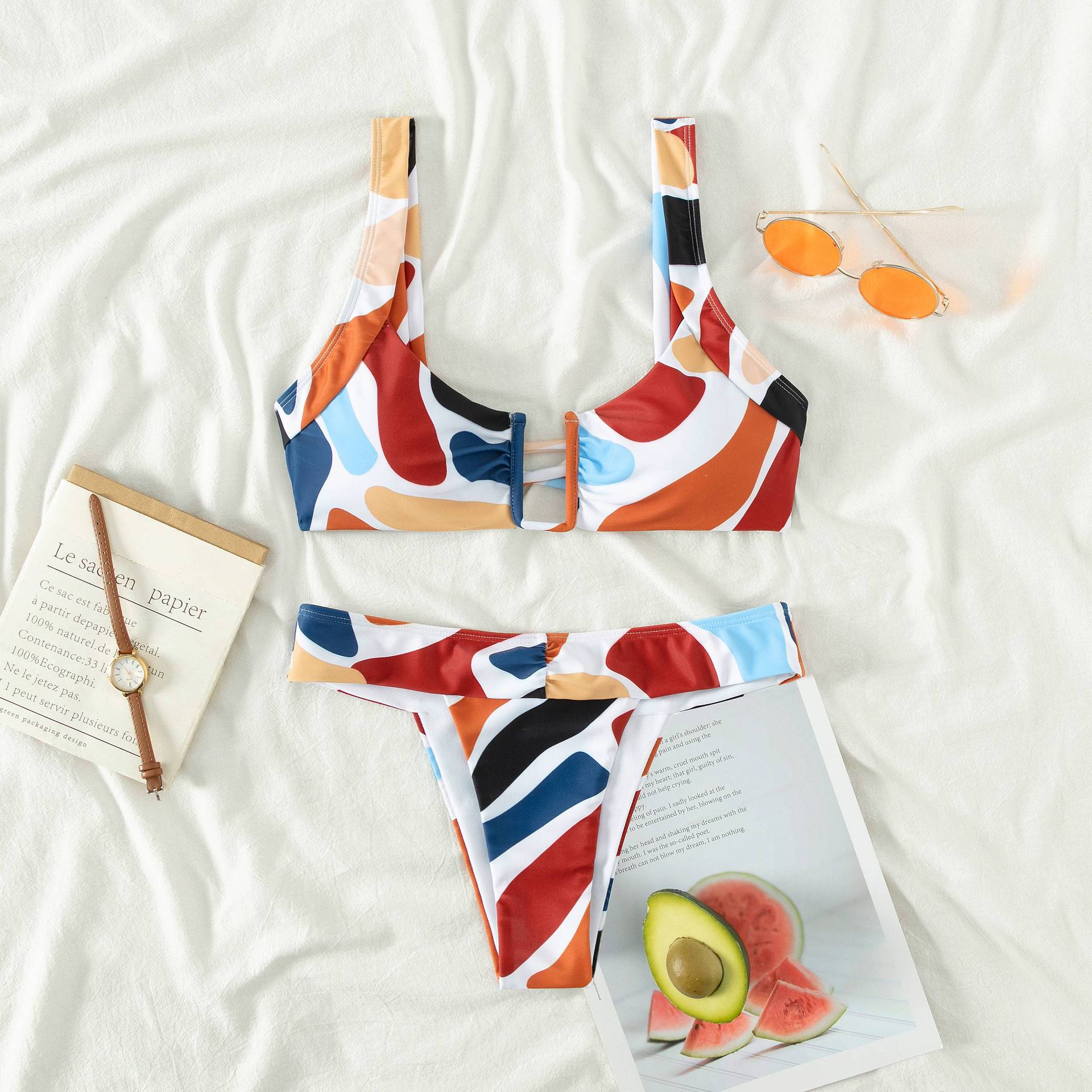 New Designer Print Color Swimming Suits