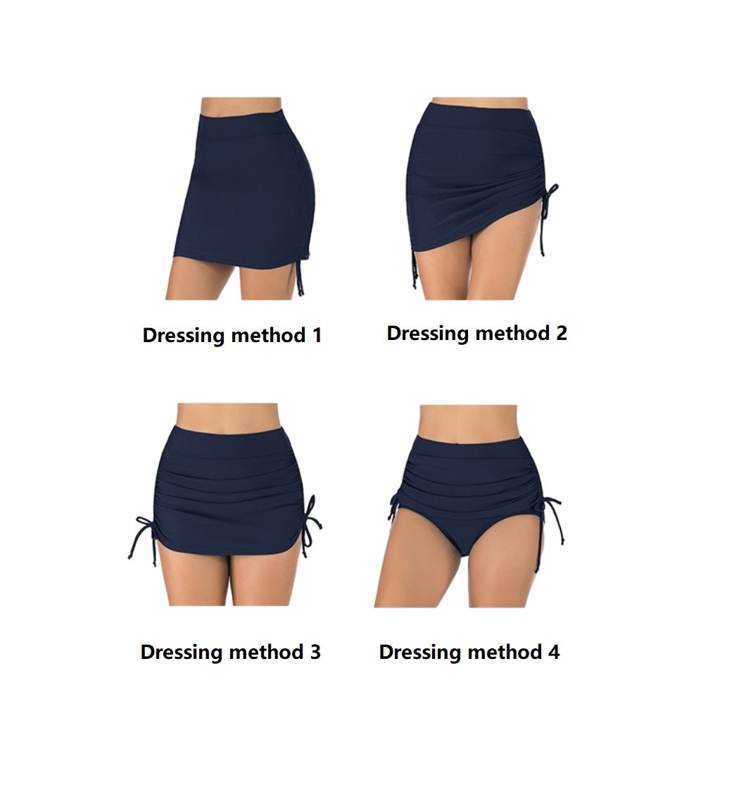 One Piece High-waisted Leisure vacation Single Beach Swim Shorts
