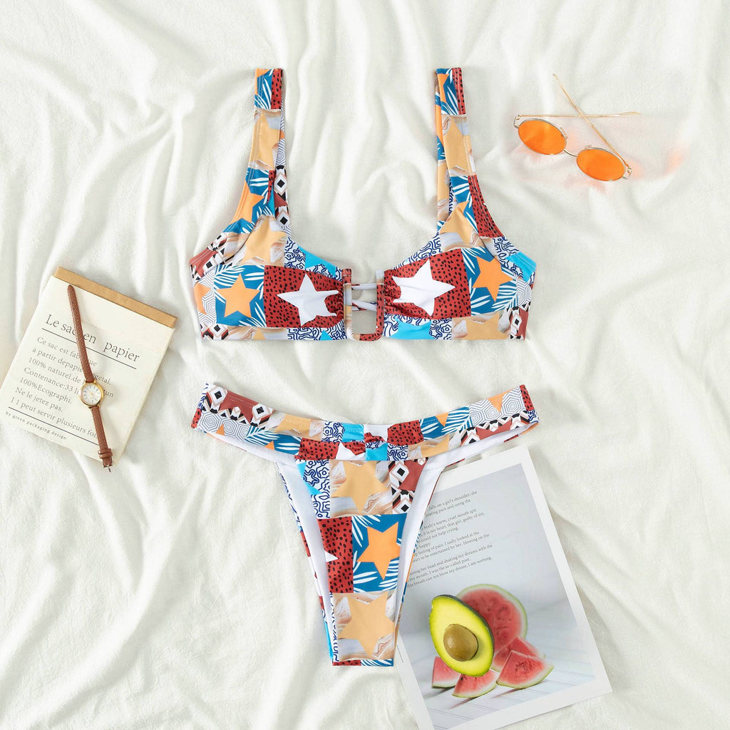 New Designer Print Color Swimming Suits