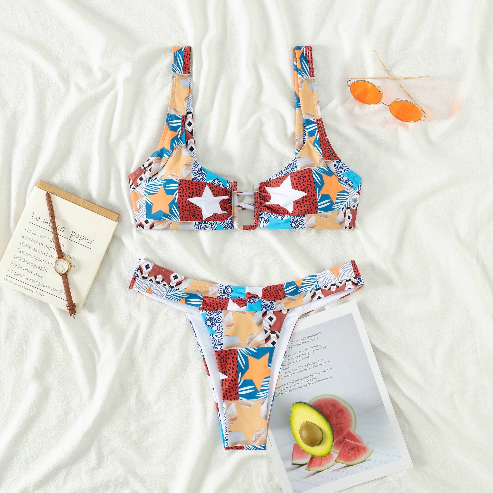 New Designer Print Color Swimming Suits