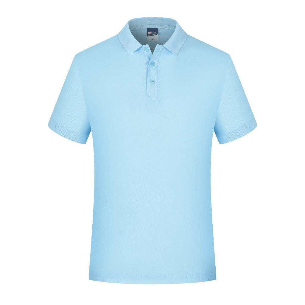 Custom Wholesale 100% Cotton Solid Color T-Shirts Casual Men's POLO Shirt