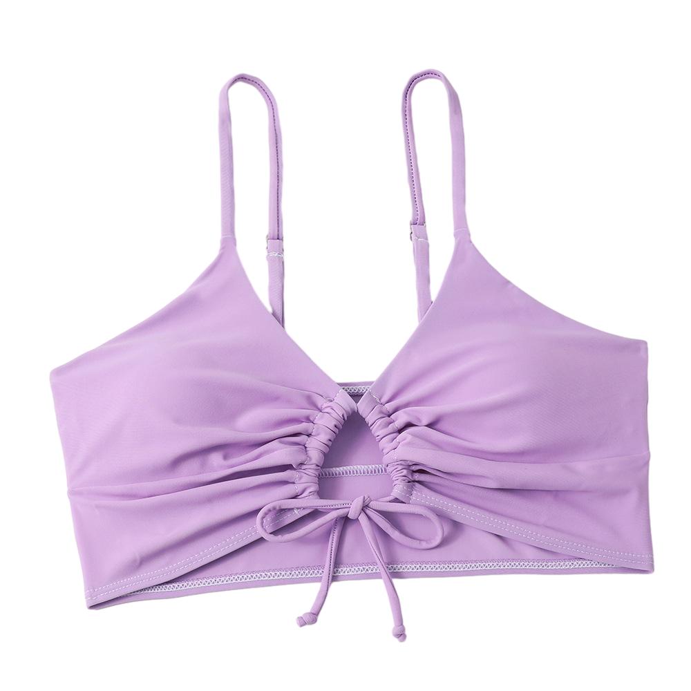 2 Pieces Women Bikini Set Sexy V-Neck Swimwear